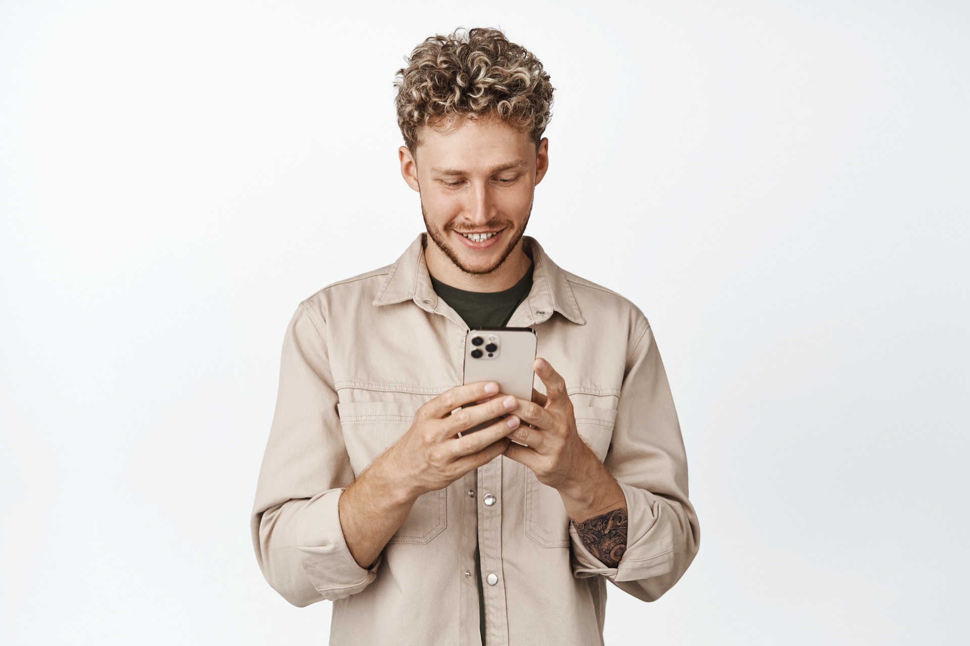 A person reviewing their finances on the Aspayr app